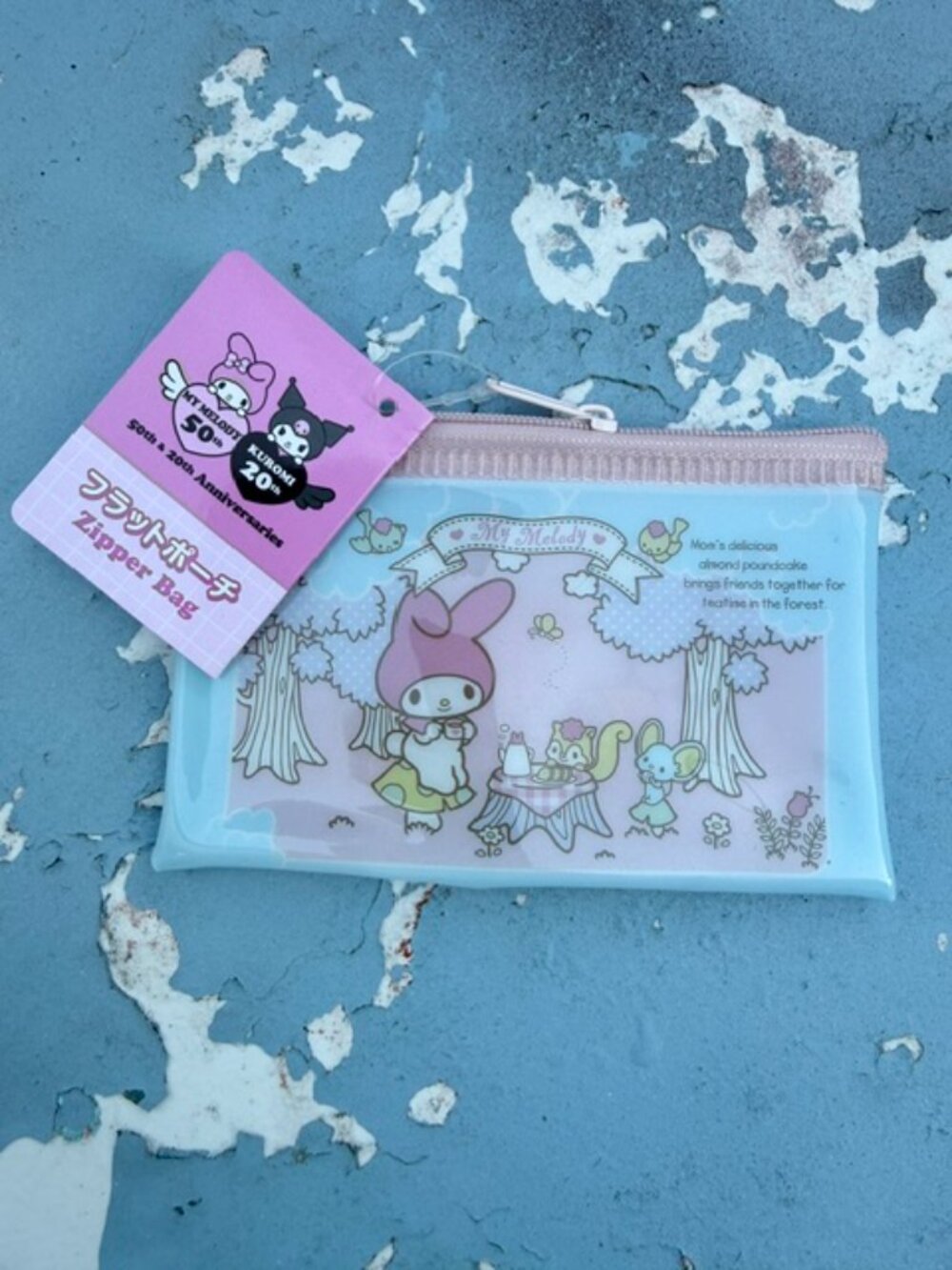 Sanrio My Melody Bunny Bundle Pouches 2, Pens 2, Pad 1 Mini, Stickers 1 Sheet - Picture 6 of 15